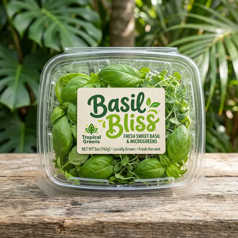Basil Bliss packaging
