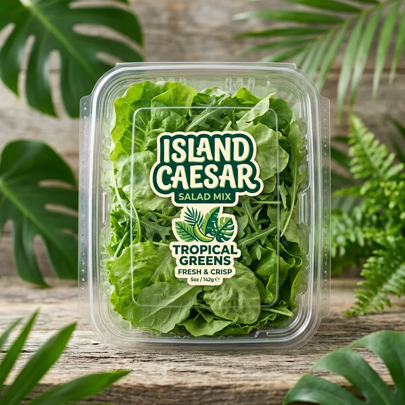 Island Caesar packaging