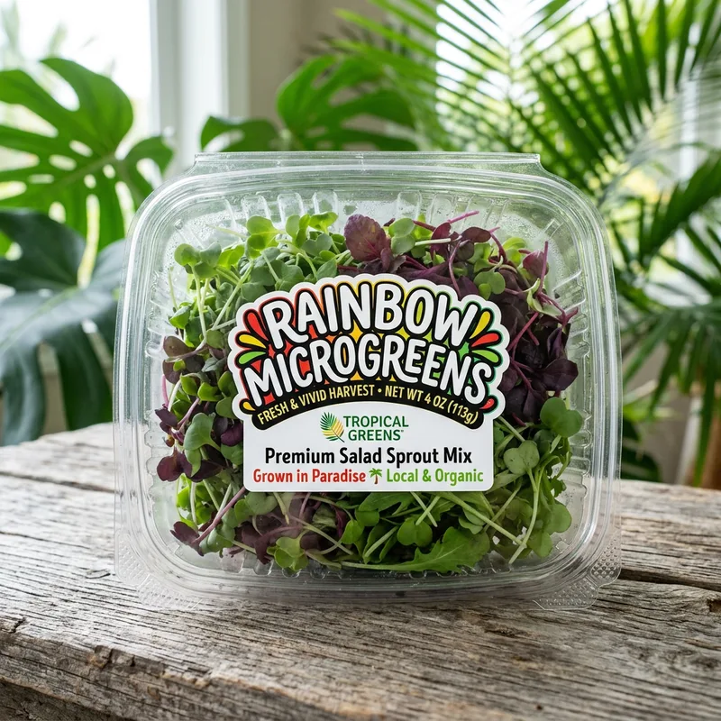 Rainbow Microgreens